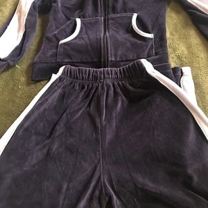 Boy’s velour sweat suit